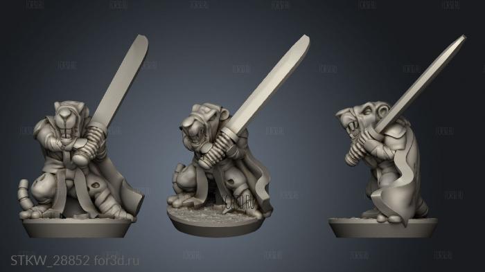 Forge Eastern Skaven sneak stl model for CNC