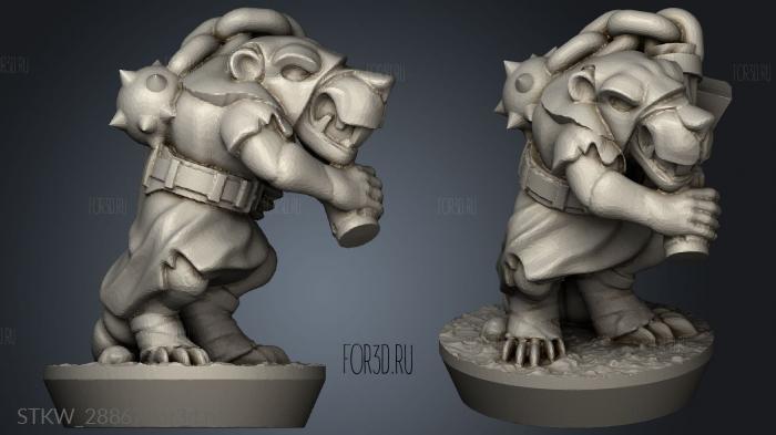 Forge Eastern Skaven Snivelers stl model for CNC