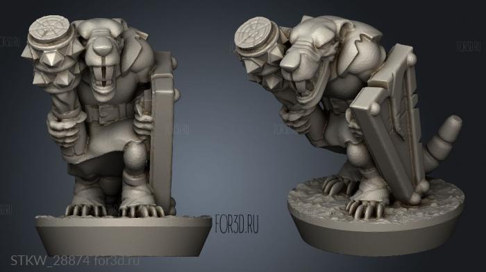 Forge Eastern Skaven Snivelers stl model for CNC