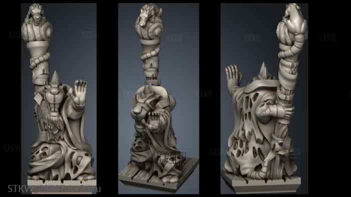 Forge Eastern Skaven Temple General for stl model for CNC