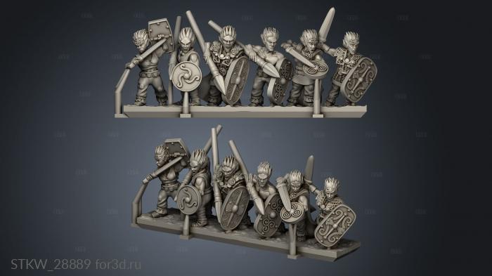 Forge Fantasy Albion strip command stl model for CNC