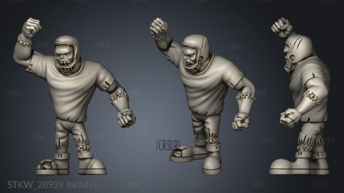 Halloween Hellraisers Blood Bowl franco 3d stl модель для ЧПУ