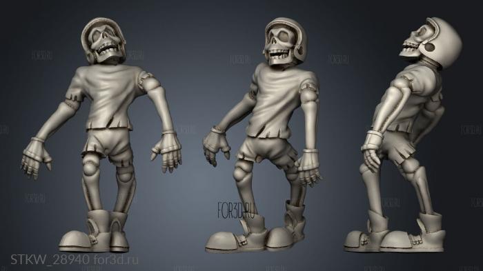 Halloween Hellraisers Blood Bowl franco 3d stl модель для ЧПУ