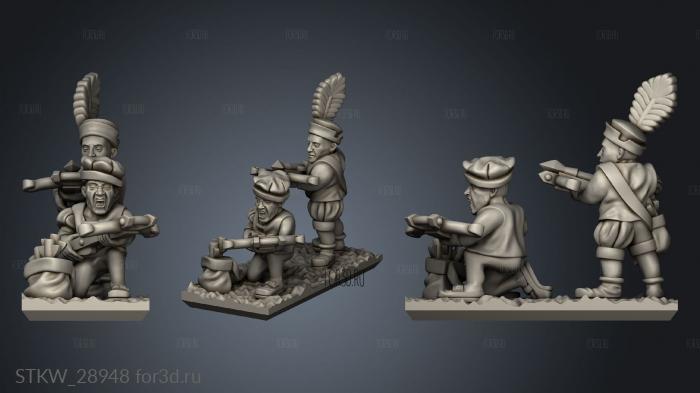 crossbowmen 3d stl модель для ЧПУ