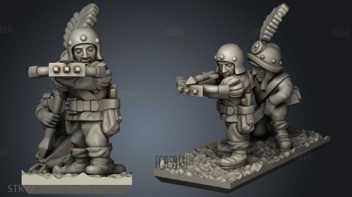 crossbowmen 3d stl модель для ЧПУ