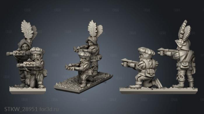 crossbowmen 3d stl модель для ЧПУ