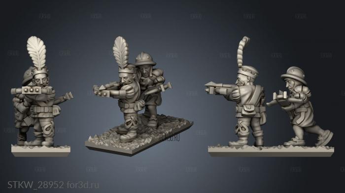 crossbowmen 3d stl модель для ЧПУ