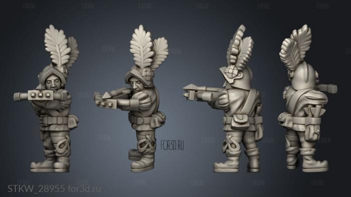 crossbowmen 3d stl модель для ЧПУ