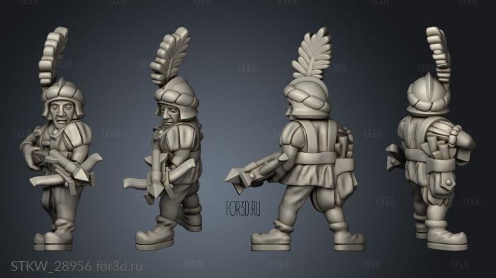 crossbowmen 3d stl модель для ЧПУ