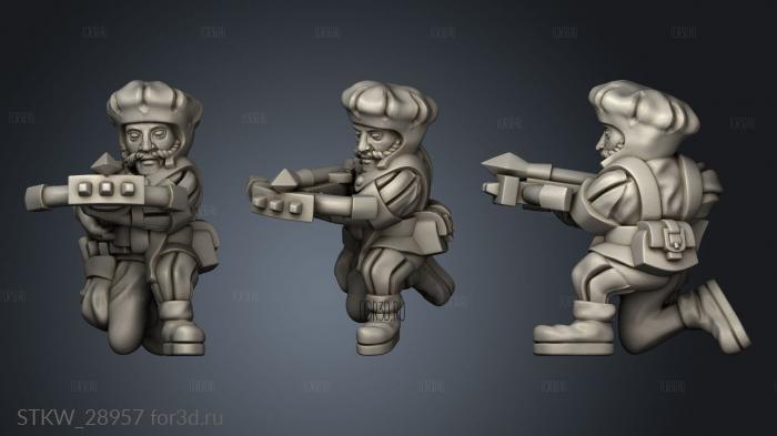 crossbowmen 3d stl модель для ЧПУ