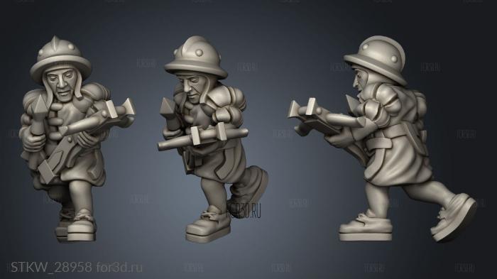 crossbowmen 3d stl модель для ЧПУ