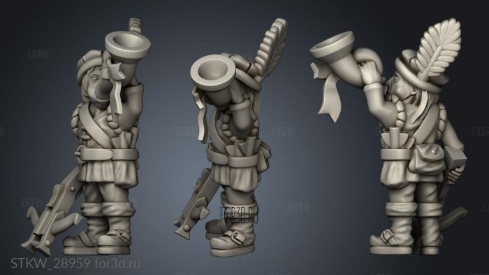 crossbowmen 3d stl модель для ЧПУ