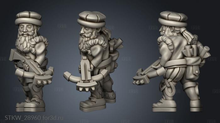 crossbowmen 3d stl модель для ЧПУ