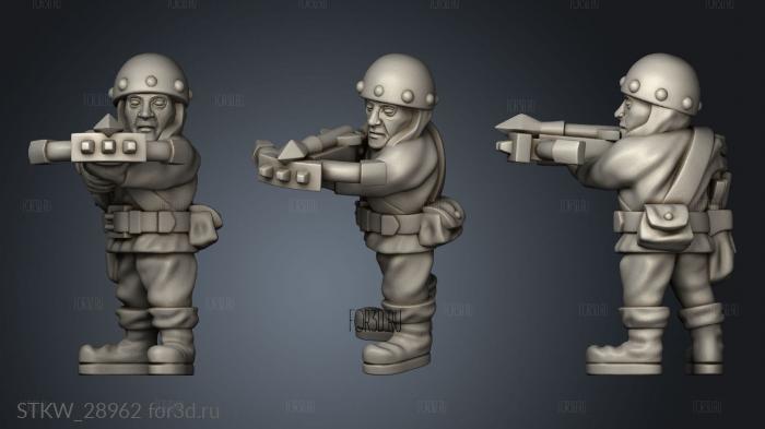 crossbowmen 3d stl модель для ЧПУ