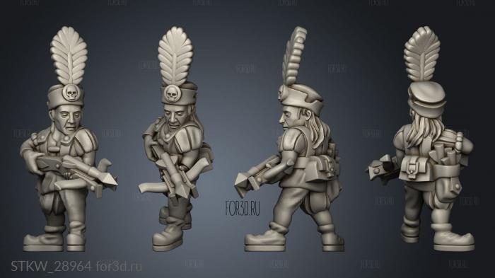 crossbowmen 3d stl модель для ЧПУ