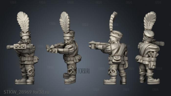 crossbowmen 3d stl модель для ЧПУ