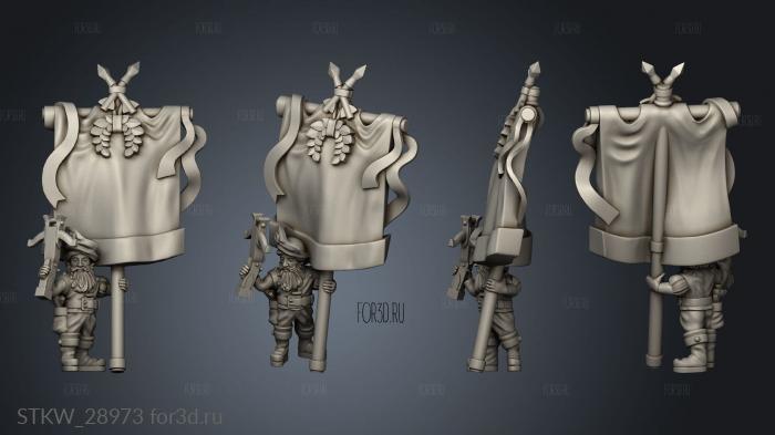 crossbowmen stl model for CNC