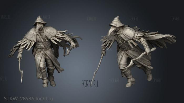 Crow stl model for CNC