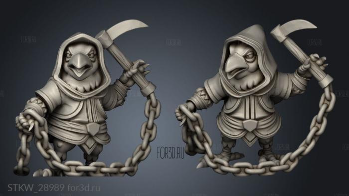 Crow Kusarigama stl model for CNC