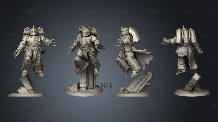 assault brothers squad 01 stl model for CNC