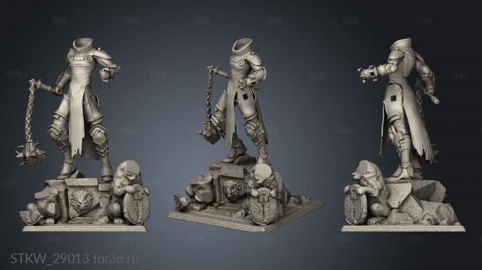 Crusader stl model for CNC