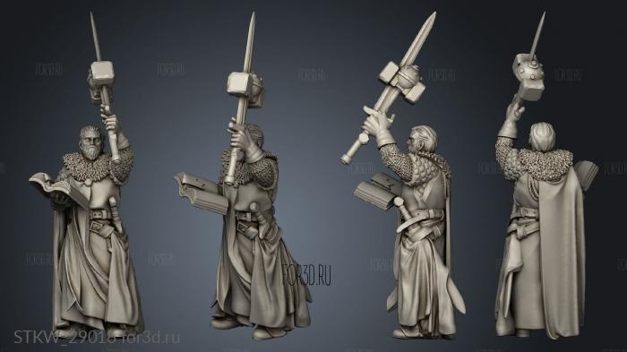 CRUSADER COMMAND MUSICIAN stl model for CNC