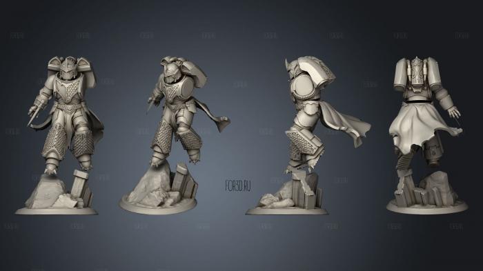 assault brothers squad 04 stl model for CNC