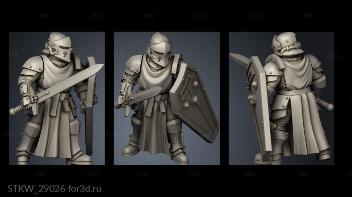 Crusaders stl model for CNC