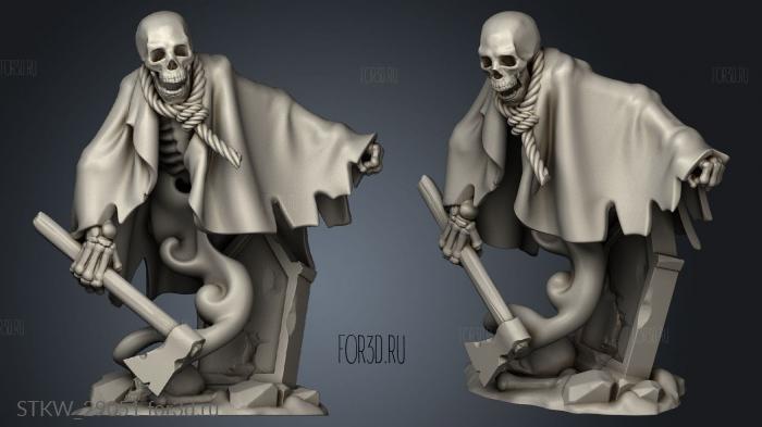 CRYPT GHOST stl model for CNC