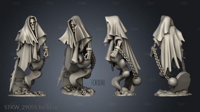 CRYPT GHOST stl model for CNC