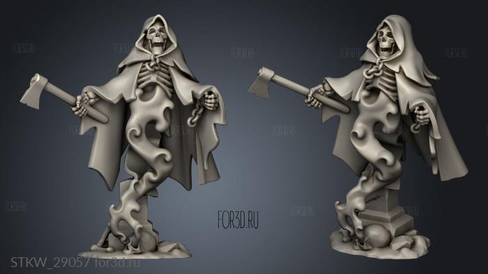 CRYPT GHOST stl model for CNC