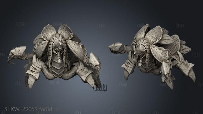 Crypt Lord action stl model for CNC