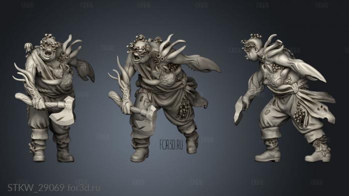 Cult Elder Gods Sailor stl model for CNC