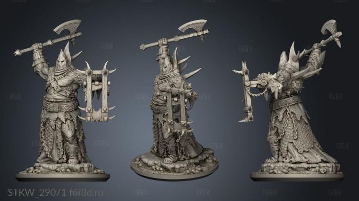 Cult Executioner stl model for CNC