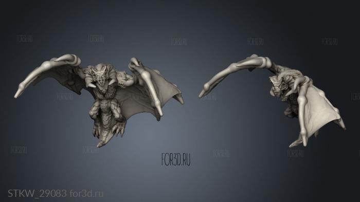 Cult Pickle Clans Draco Bat stl model for CNC