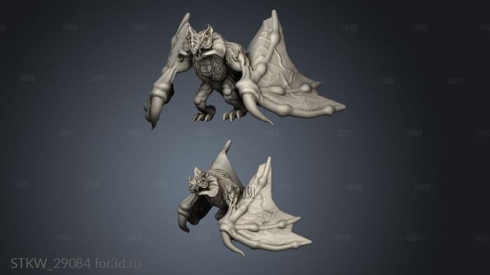 Cult Pickle Clans Draco Bat stl model for CNC