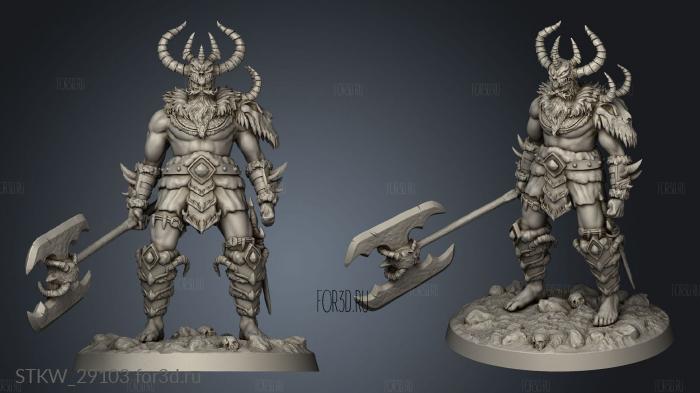 Modular huge size frost giant 3d stl модель для ЧПУ