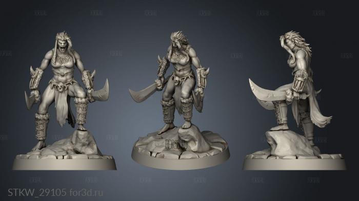 Rhileth the Half ogre half ogre 3d stl модель для ЧПУ