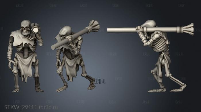 Cursed Sands Boat Big Skeleton Back stl model for CNC