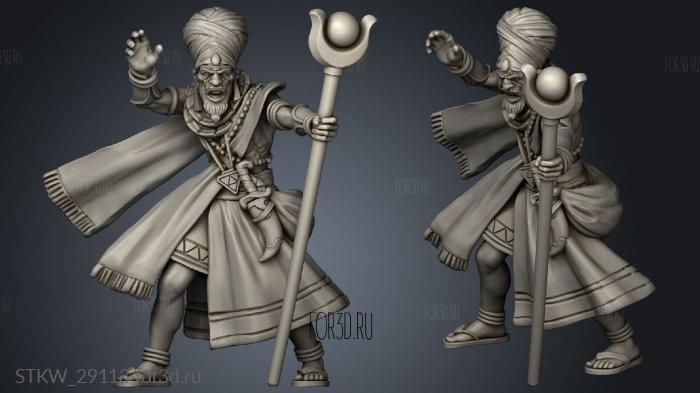 Cursed Sands Nefer Curse Apostle stl model for CNC