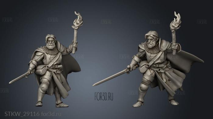 Cursed Sands Tomb Raiders Crusader stl model for CNC