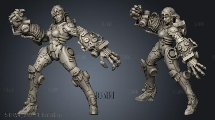 Cyberpunk Risala Cyber Ravager stl model for CNC