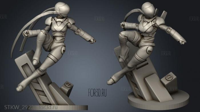 Cyberpunk CYBERBABY RYZA STRIKE MODE stl model for CNC