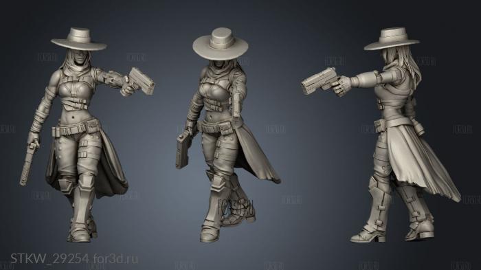 Cyberpunk Kate Bane stl model for CNC