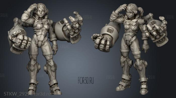 Cyberpunk Pashaya Cyber Ravager stl model for CNC