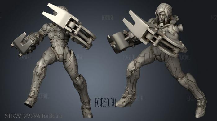 Cyberpunk Trishna Cyber Ravager stl model for CNC