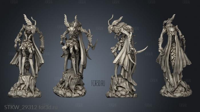 Cyptids Mothman stl model for CNC