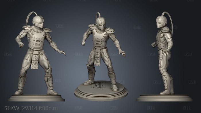 Cyrax Sektor Smoke stl model for CNC