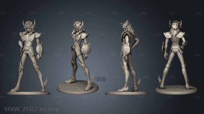 Damaia Saint Seiya Hyoga Cygnus Abs stl model for CNC