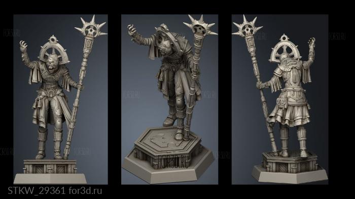 Damn Nation Legion Preacher stl model for CNC